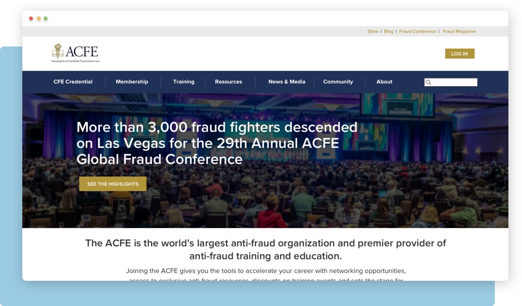 Thumbnail of ACFE.com project